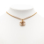 Chanel B Chanel Gold with White Pearl Gold Plated Metal Faux Pearl CC Pendant Necklace France