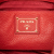 Prada B Prada Red Calf Leather Vitello Daino Side Zip Tote Italy