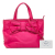 Prada B Prada Pink Nylon Fabric Tessuto Canapa Logo Bow Satchel Italy