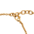 Louis Vuitton AB Louis Vuitton Gold Gold Plated Metal Essential V Bracelet Italy