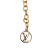 Louis Vuitton B Louis Vuitton Gold Gold Plated Metal LV and Me Letter M Pendant Necklace Italy