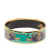 Hermès AB Hermès Green Light Green with Gold Enamel Other Wide Snow Leopards Bangle 62 Austria
