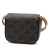 Celine AB Celine Brown Dark Brown Coated Canvas Fabric Mini Triomphe Triomphe Crossbody Italy