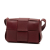 Bottega Veneta Red Bordeaux Nappa Leather Leather Candy Nappa Intrecciato Cassette Crossbody Italy