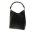 Gucci B Gucci Black Calf Leather Bamboo Shoulder Bag Italy