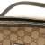 Gucci B Gucci Brown Beige Canvas Fabric GG Abbey D Ring Crossbody Italy