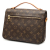 Louis Vuitton B Louis Vuitton Brown Monogram Canvas Fabric Monogram Pochette Metis Italy