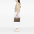 Fendi B Fendi Brown Beige Canvas Fabric Zucchino Tote Italy