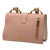 Miu Miu B Miu Miu Brown Nude with Pink Light Pink Goatskin Leather Bicolor Madras Crossbody Italy
