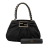 Fendi B Fendi Black Canvas Fabric Small Zucca Mia Chain Tote Italy
