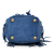 Saint Laurent B Saint Laurent Blue Suede Leather Small Emmanuelle Fringe Bucket Bag Italy