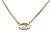 Christian Dior B Dior Gold Gold Plated Metal CD Logo Pendant Necklace Germany