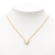Louis Vuitton AB Louis Vuitton Gold with White Pearl Gold Plated Metal Resin Essential V Necklace Italy