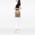 Fendi B Fendi Brown Beige Canvas Fabric Zucchino Tote Italy