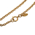 Chanel AB Chanel Gold Gold Plated Metal CC Diamond Shape Pendant Necklace France