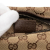 Gucci B Gucci Brown Beige Canvas Fabric GG Web Double Pocket Belt Bag Italy