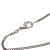 Chanel AB Chanel Silver Silver Plated Metal Rhinestone CC Drop Pendant Necklace France