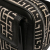 Balmain AB Balmain Black with Brown Light Beige Jacquard Fabric Monogram Leather Trimmed Belt Bag Italy