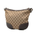 Gucci B Gucci Brown Beige Canvas Fabric GG Lovely Crossbody Italy