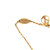 Louis Vuitton B Louis Vuitton Gold Gold Plated Metal Essential V Necklace Italy