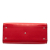 Louis Vuitton B Louis Vuitton Red Calf Leather Monogram Very Very Zipped France