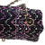 Chanel AB Chanel Black Cotton Fabric Mini Rectangular Classic Multicolor Stitched Single Flap France