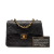 Chanel B Chanel Black Lambskin Leather Leather Mini Square Classic Lambskin Single Flap France
