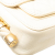 Chanel B Chanel White Ivory Calf Leather Crumpled skin En Vogue Rope Flap Italy