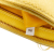 Prada B Prada Yellow Saffiano Leather Lux Front Pocket Crossbody Italy