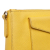 Prada B Prada Yellow Saffiano Leather Lux Front Pocket Crossbody Italy