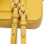 Prada B Prada Yellow Saffiano Leather Lux Front Pocket Crossbody Italy