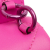 Valentino Pink Small Nappa Lacquer Monochrome Roman Stud Satchel Italy