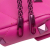 Valentino Pink Small Nappa Lacquer Monochrome Roman Stud Satchel Italy