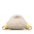 Gucci B Gucci Brown Beige Coated Canvas Fabric GG Supreme Animalier Backpack Italy