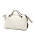 Fendi AB Fendi White Calf Leather Mini By The Way Flowerland Satchel Italy