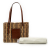 Loewe B LOEWE Brown Beige Raffia Natural Material Square Basket Tote Spain