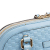 Gucci B Gucci Blue Light Blue Calf Leather Mini Microguccissima Dome Satchel Italy