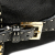 Fendi B Fendi Black Canvas Fabric Selleria Studded Shoulder Bag Italy