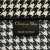 Christian Dior B Dior Black Canvas Fabric Large Houndstooth Embroidered Book Tote Italy