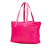 Prada B Prada Pink Hot Pink Nylon Fabric Tessuto Zip Tote Italy
