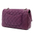 Chanel B Chanel Purple Dark Purple Lambskin Leather Leather Medium Classic Lambskin Double Flap Italy