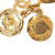 Chanel B Chanel Gold Gold Plated Metal CC Coin Charm Brooch France