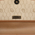 Christian Dior B Dior Brown Beige Coated Canvas Fabric Honeycomb Crossbody France