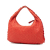 Bottega Veneta B Bottega Veneta Red Nappa Leather Leather Small Perforated Nappa Intrecciato Veneta Hobo Italy