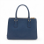 Prada Galleria Medium Saffiano Leather Tote Handbag Blue