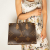 Louis Vuitton Onthego MM Canvas Monogram Giant Shopper Handbag Monogram Reverse