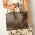 Louis Vuitton Onthego MM Canvas Monogram Giant Shopper Handbag Monogram Reverse