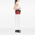 Celine B Celine Red with Multi Calf Leather Micro Tricolor Luggage Tote Italy