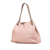 Gucci B Gucci Pink Calf Leather Medium Soho Chain Tote Italy