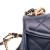 Chanel AB Chanel Blue Navy Calf Leather Mini CC Quilted skin Round Moon Messenger Flap Italy